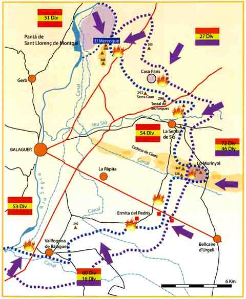 Ofensiva al cap de pont de Balaguer